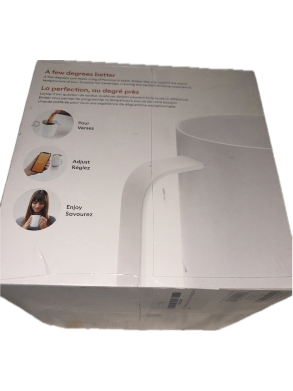 NEW Sealed Ember 2 Temperature Control Mug, 14 oz, White with Handle - Picture 3 of 11